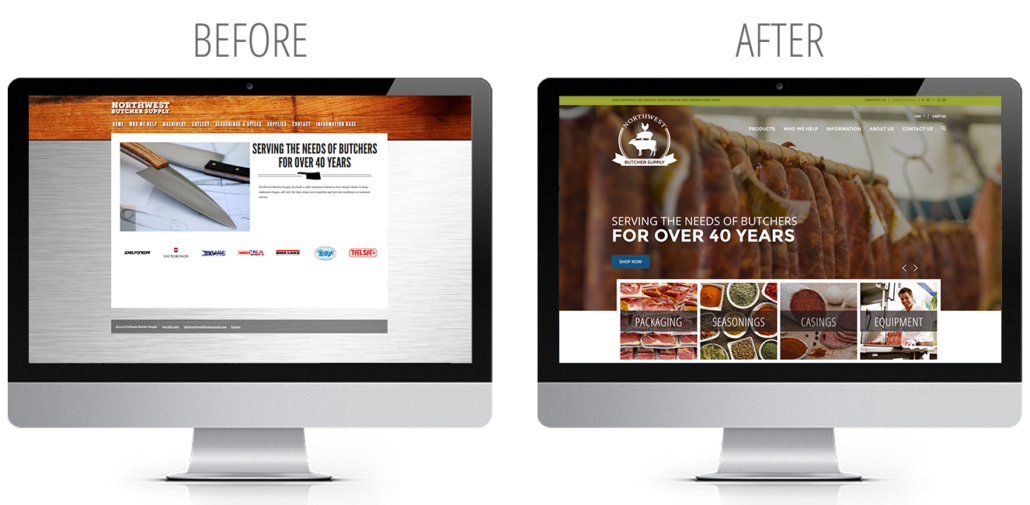 before-after website design before and after examples